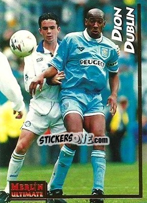 Cromo Dion Dublin - English Premier League 1995-1996 - Merlin