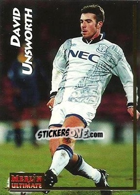Cromo David Unsworth - English Premier League 1995-1996 - Merlin