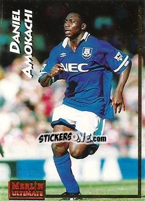 Sticker Daniel Amokachi - English Premier League 1995-1996 n. 84 - Merlin