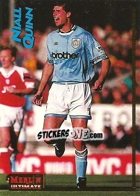 Cromo Niall Quinn - English Premier League 1995-1996 - Merlin