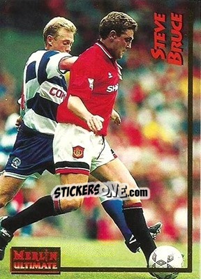 Cromo Steve Bruce - English Premier League 1995-1996 - Merlin