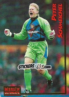 Cromo Peter Schmeichel - English Premier League 1995-1996 - Merlin