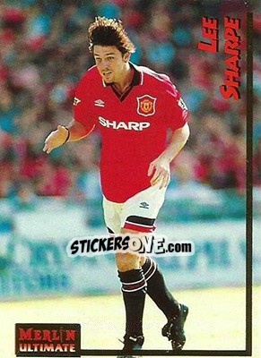 Cromo Lee Sharpe - English Premier League 1995-1996 - Merlin