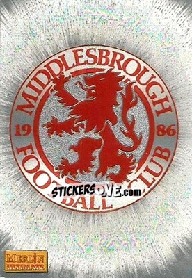 Sticker Metallic Club Badge - English Premier League 1995-1996 n. 133 - Merlin