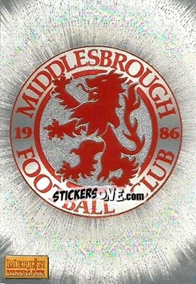 Sticker Metallic Club Badge - English Premier League 1995-1996 - Merlin