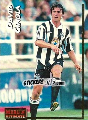 Sticker David Ginola - English Premier League 1995-1996 - Merlin