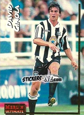 Sticker David Ginola - English Premier League 1995-1996 n. 146 - Merlin