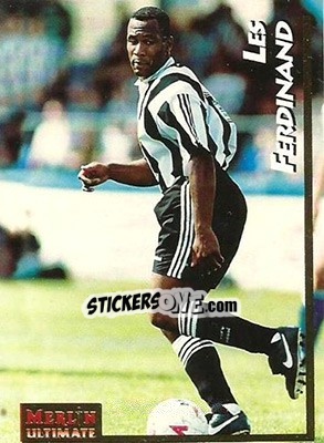 Sticker Les Ferdinand - English Premier League 1995-1996 n. 147 - Merlin