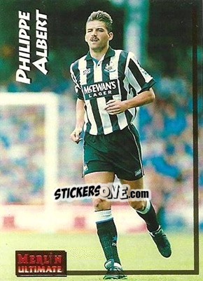 Cromo Philippe Albert - English Premier League 1995-1996 - Merlin