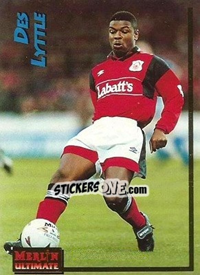 Sticker Des Lyttle - English Premier League 1995-1996 - Merlin