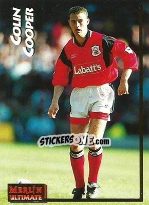 Cromo Colin Cooper - English Premier League 1995-1996 - Merlin