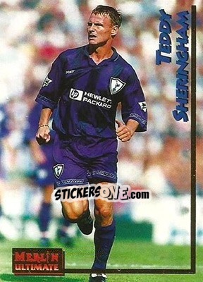 Sticker Teddy Sheringham - English Premier League 1995-1996 n. 206 - Merlin