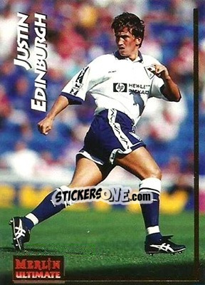 Sticker Justin Edinburgh - English Premier League 1995-1996 - Merlin