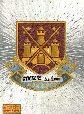 Sticker Metallic Club Badge - English Premier League 1995-1996 n. 217 - Merlin