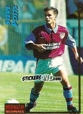 Cromo Steve Potts - English Premier League 1995-1996 - Merlin