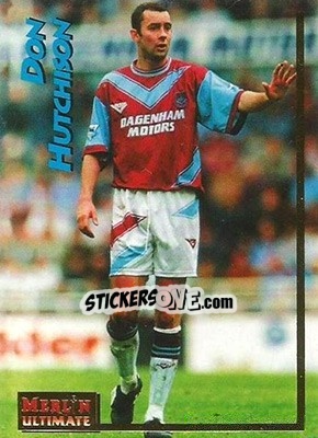 Cromo Don Hutchison - English Premier League 1995-1996 - Merlin