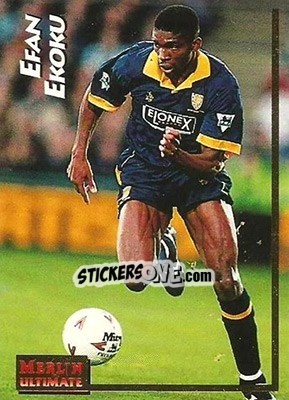 Figurina Efan Ekoku - English Premier League 1995-1996 - Merlin