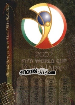 Sticker FIFA World Cup Official Emblem - FIFA World Cup Korea/Japan 2002. Trading Cards - Panini