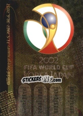 Sticker FIFA World Cup Official Emblem - FIFA World Cup Korea/Japan 2002. Trading Cards n. 2 - Panini