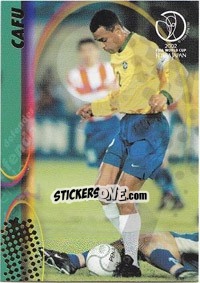 Sticker Cafu - FIFA World Cup Korea/Japan 2002. Trading Cards - Panini