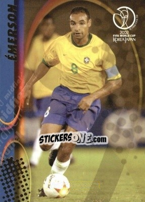 Sticker Émerson - FIFA World Cup Korea/Japan 2002. Trading Cards - Panini