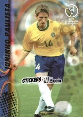 Sticker Juninho Paulista - FIFA World Cup Korea/Japan 2002. Trading Cards - Panini