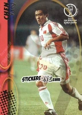 Sticker Yang Chen - FIFA World Cup Korea/Japan 2002. Trading Cards - Panini