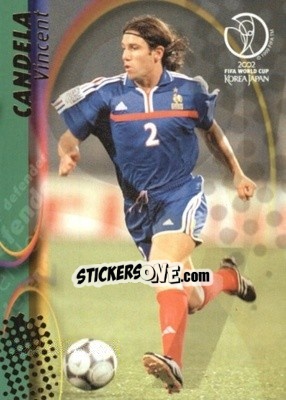 Sticker Vincent Candela - FIFA World Cup Korea/Japan 2002. Trading Cards - Panini