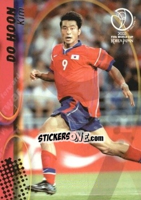 Sticker Kim Do Hoon - FIFA World Cup Korea/Japan 2002. Trading Cards n. 78 - Panini