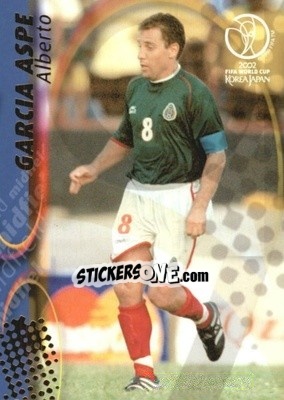 Figurina Alberto Garcia Aspe - FIFA World Cup Korea/Japan 2002. Trading Cards - Panini