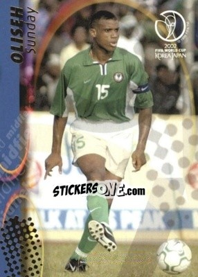 Sticker Sunday Oliseh - FIFA World Cup Korea/Japan 2002. Trading Cards - Panini
