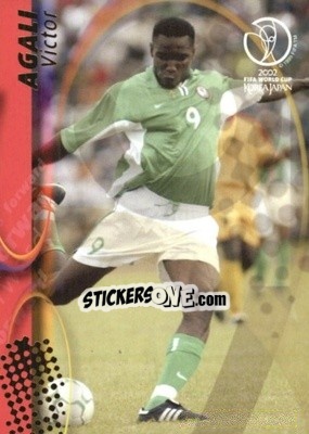 Cromo Victor Agali - FIFA World Cup Korea/Japan 2002. Trading Cards - Panini
