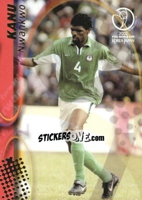 Cromo Nwankwo Kanu - FIFA World Cup Korea/Japan 2002. Trading Cards - Panini