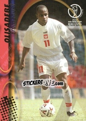 Cromo Emmanuel Olisadebe - FIFA World Cup Korea/Japan 2002. Trading Cards - Panini