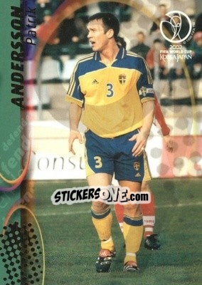 Sticker Patrik Andersson - FIFA World Cup Korea/Japan 2002. Trading Cards - Panini