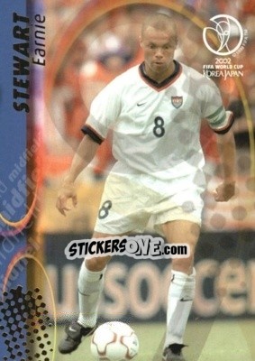 Sticker Earnie Stewart - FIFA World Cup Korea/Japan 2002. Trading Cards - Panini