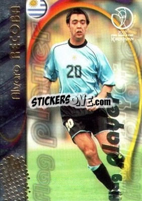 Sticker Alvaro Recoba - FIFA World Cup Korea/Japan 2002. Trading Cards - Panini