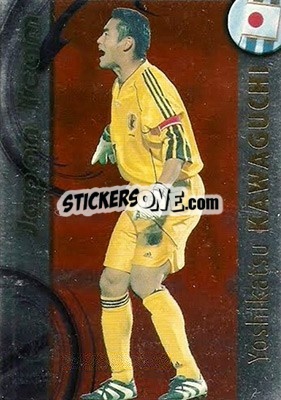 Sticker Yoshikatsu Kawaguchi - FIFA World Cup Korea/Japan 2002. Trading Cards n. J1 - Panini