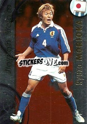 Sticker Ryuzo Morioka - FIFA World Cup Korea/Japan 2002. Trading Cards n. J7 - Panini