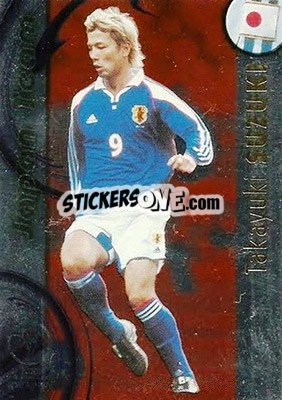 Sticker Takayuki Suzuki - FIFA World Cup Korea/Japan 2002. Trading Cards n. J21 - Panini