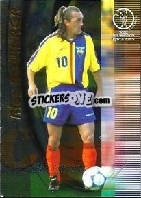 Sticker Alex Aguinaga - FIFA World Cup Korea/Japan 2002. Trading Cards n. U08 - Panini