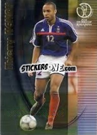Sticker Thierry Henry - FIFA World Cup Korea/Japan 2002. Trading Cards - Panini
