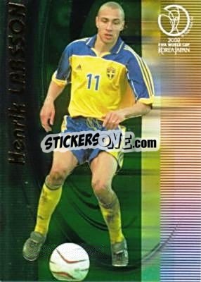 Cromo Henrik Larsson - FIFA World Cup Korea/Japan 2002. Trading Cards - Panini
