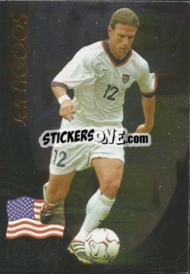 Sticker Jeff Agoos - FIFA World Cup Korea/Japan 2002. Trading Cards - Panini