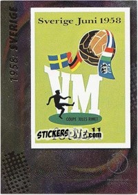 Sticker 1958: Sverige - FIFA World Cup Korea/Japan 2002. Trading Cards - Panini