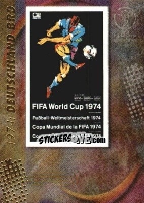 Sticker 1974: Deutschland BRD