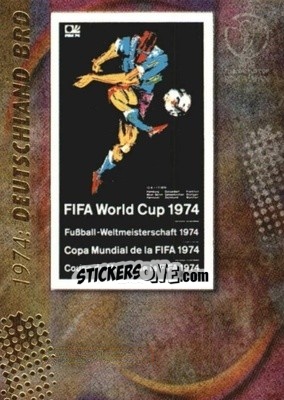 Sticker 1974: Deutschland BRD - FIFA World Cup Korea/Japan 2002. Trading Cards n. 13 - Panini