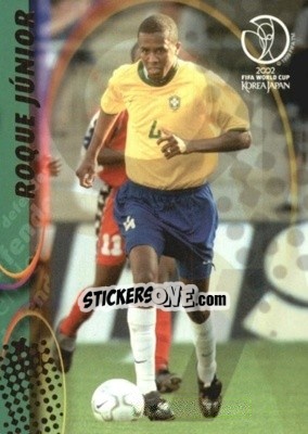 Figurina Roque Júnior - FIFA World Cup Korea/Japan 2002. Trading Cards - Panini
