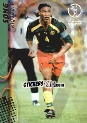 Sticker Rigobert Song - FIFA World Cup Korea/Japan 2002. Trading Cards n. 38 - Panini