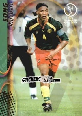 Sticker Rigobert Song - FIFA World Cup Korea/Japan 2002. Trading Cards - Panini